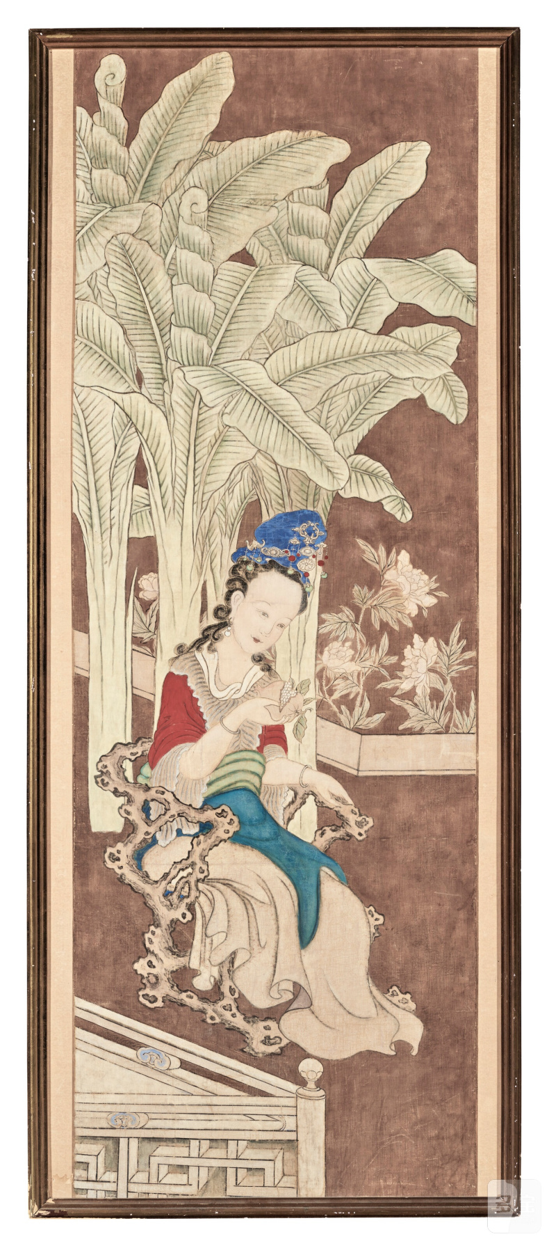 ANONYME (CHINE, DYNASTIE QING, XVIIIE SIÈCLE)  Dame de Cour - 图4